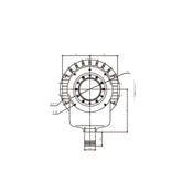 BSS Hollow Hydraulic Short-inch Rotary Cylinder - Big-tools Industrial Supply Tools for Metal Cutting